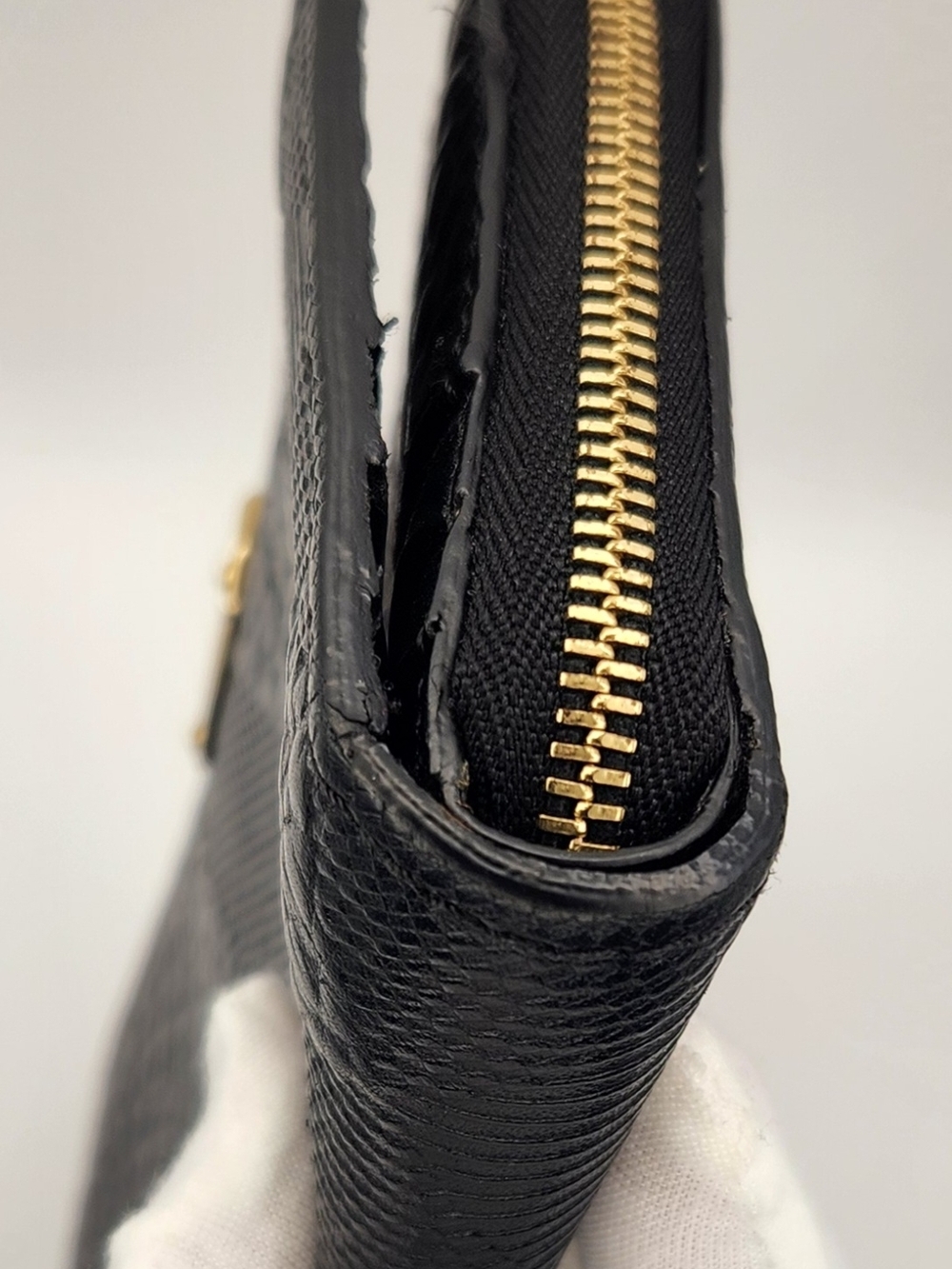 Burberry Embossed Check Leather Wallet - Picture 15 of 15